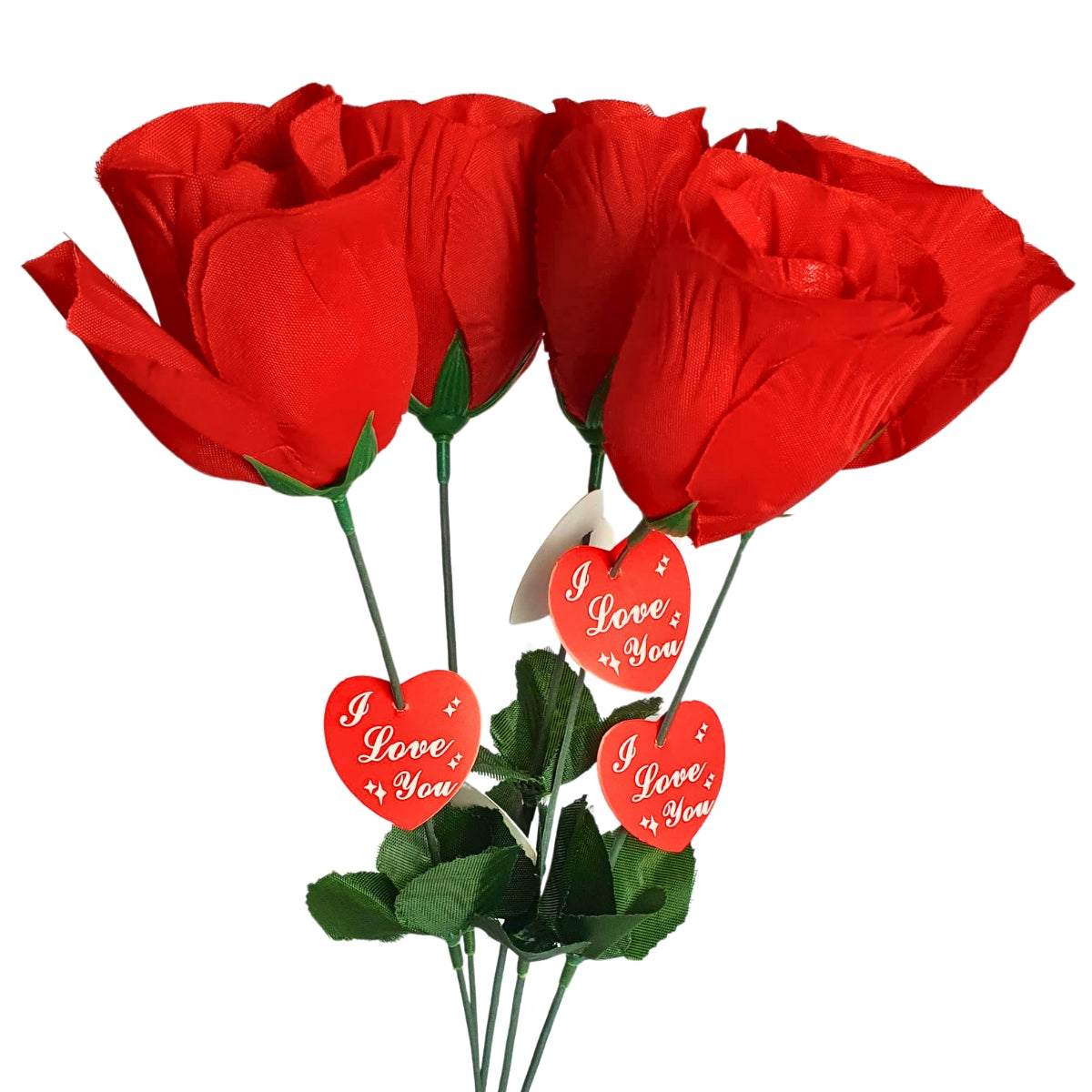 Kit de 5 Rosas Artificiais Perfumadas no Celofane Kit de 5 Rosas Artificiais Perfumadas no Celofane
